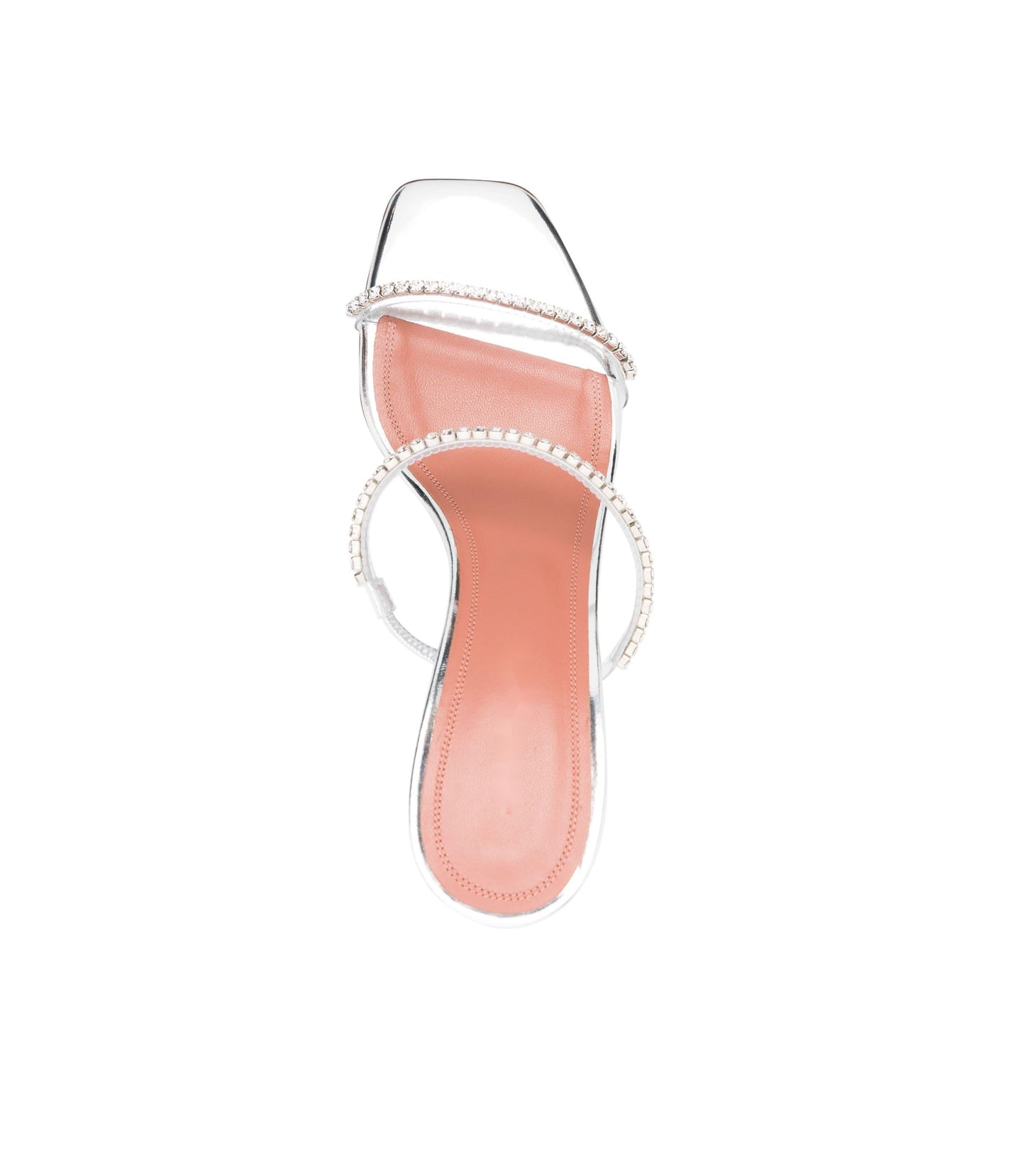 Women's Summer Slippers Gilda Crystal-Embellished Heeled Mules 3.7" Hourglass-shaped Heels