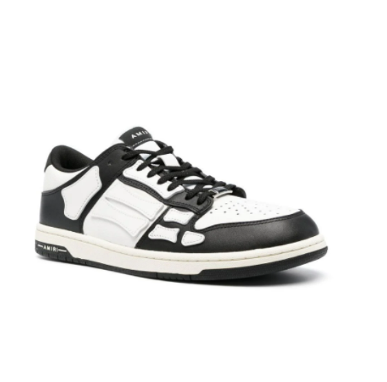 Women's Skel Low-Top Grained and Buffed Leather Sneakers