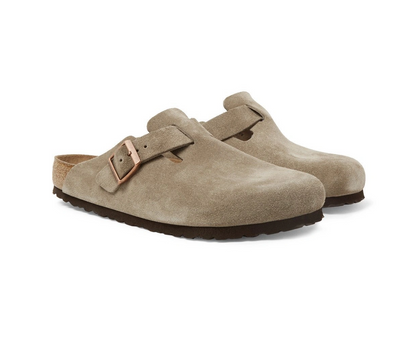 Men and Women's Spring Summer Comfortable Boston Suede-leather clogs Slippers