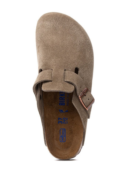 Men and Women's Spring Summer Comfortable Boston Suede-leather clogs Slippers