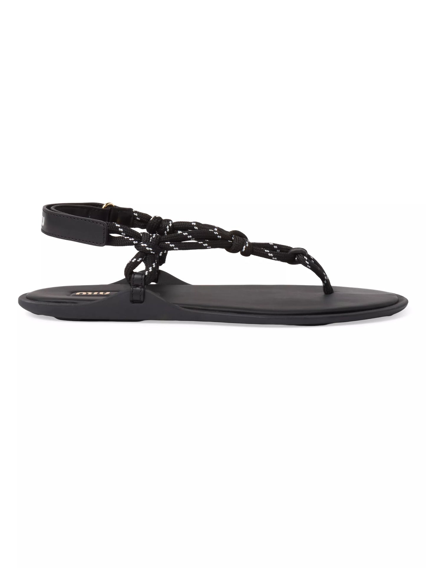 Women's Summer T-Strap Rope Flat Sandals