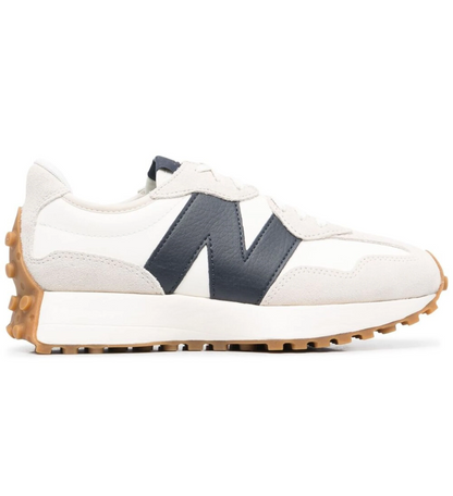 Men's and Women's NB x Casablanca 327 Perforated Leather and Suede Trainers