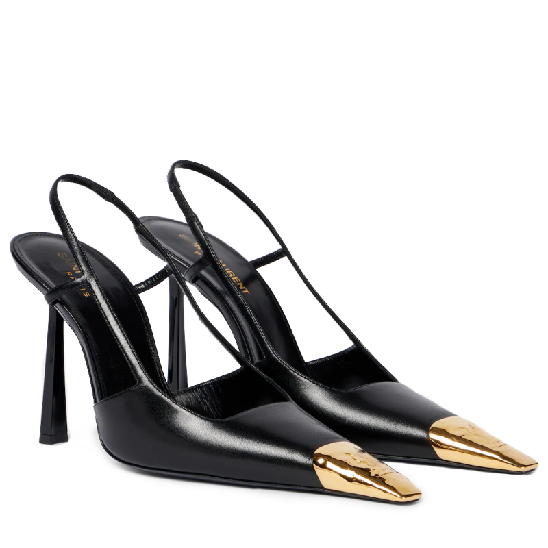 Women's Jeanne Slingback Pumps in Smooth Leather