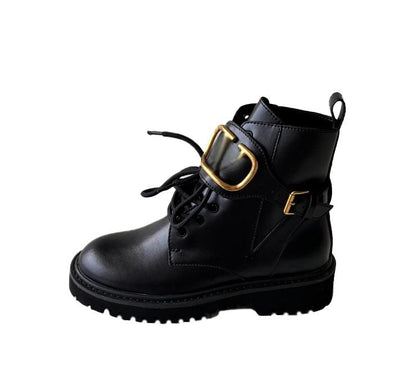 Women's VLOGO SIGNATURE CALFSKIN COMBAT BOOT