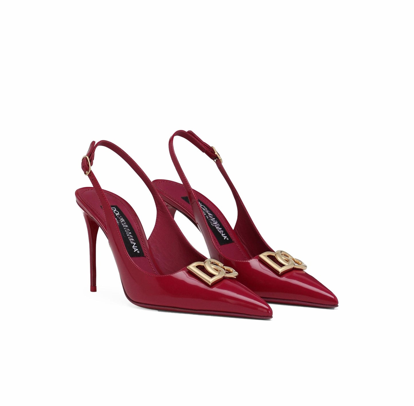 Women's 60mm/90mm logo-plaque slingback pumps